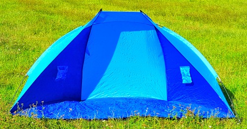 Strandmuschel blau 270 x 110 x 120 cm