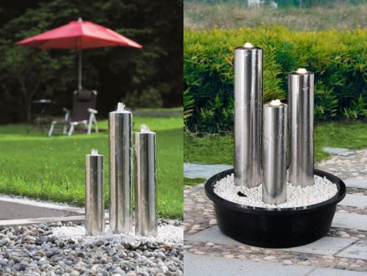 Säulenbrunnen Ø7,5 hoch 35 50 60 cm