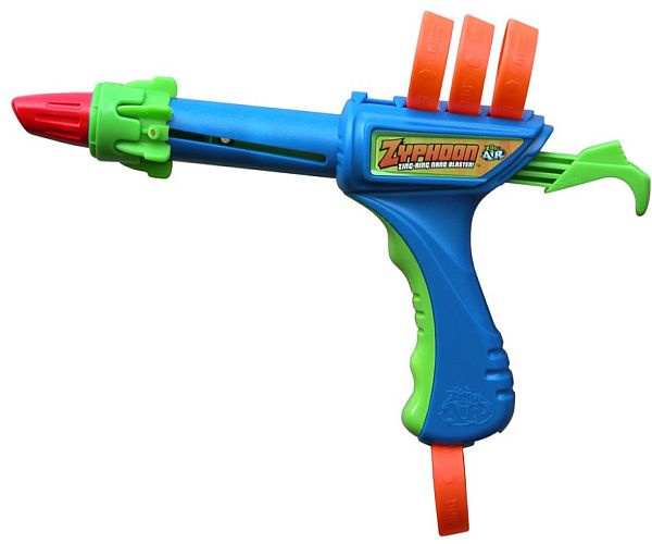Zyphoon Spielzeugpistole Nano Launcher katapultiert Ringe über 15 Meter