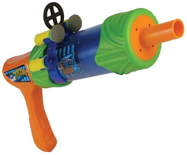 Zoom Zooka Luftdruckpistole -und Wasserspitze (4 in 1) Raketen,Flugzeuge,Pfeile,Wasser